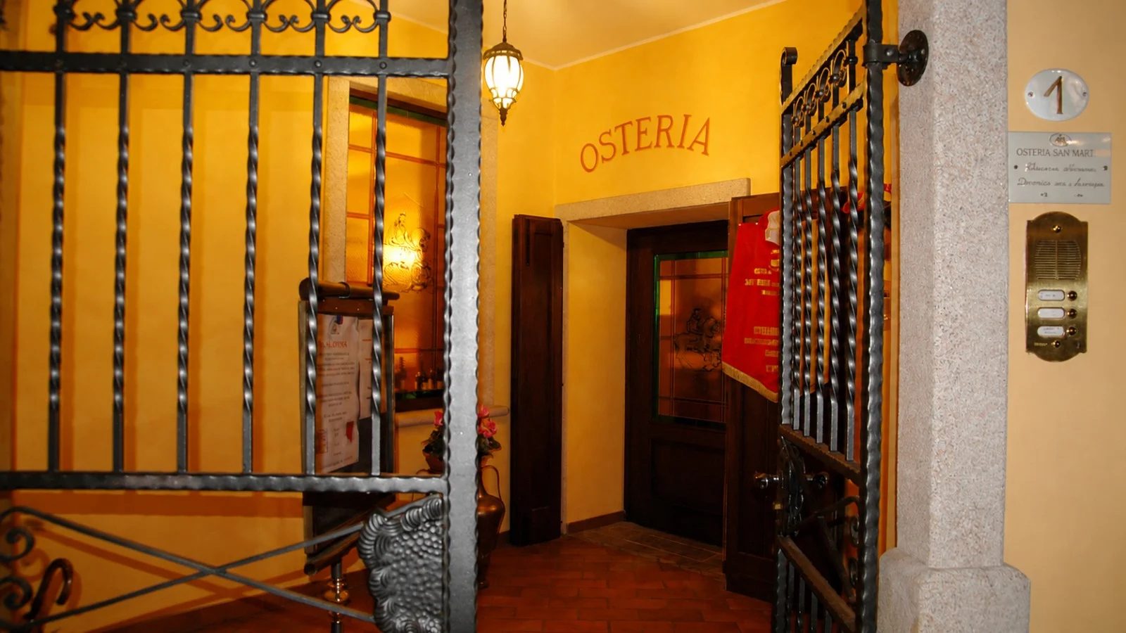 Entrata Osteria San Martino