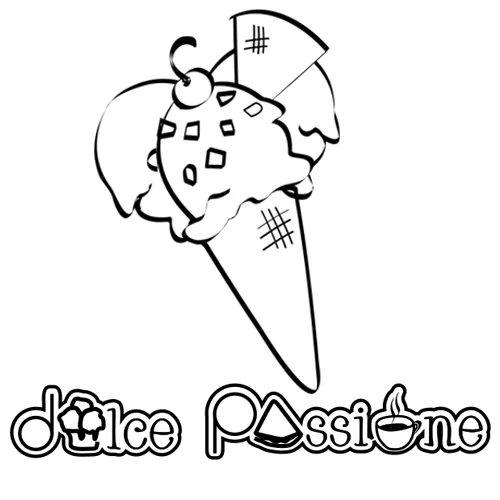 Logo quadrato dolce passione
